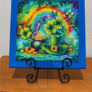 Vibrant Rainbow and Hat Canvas Art